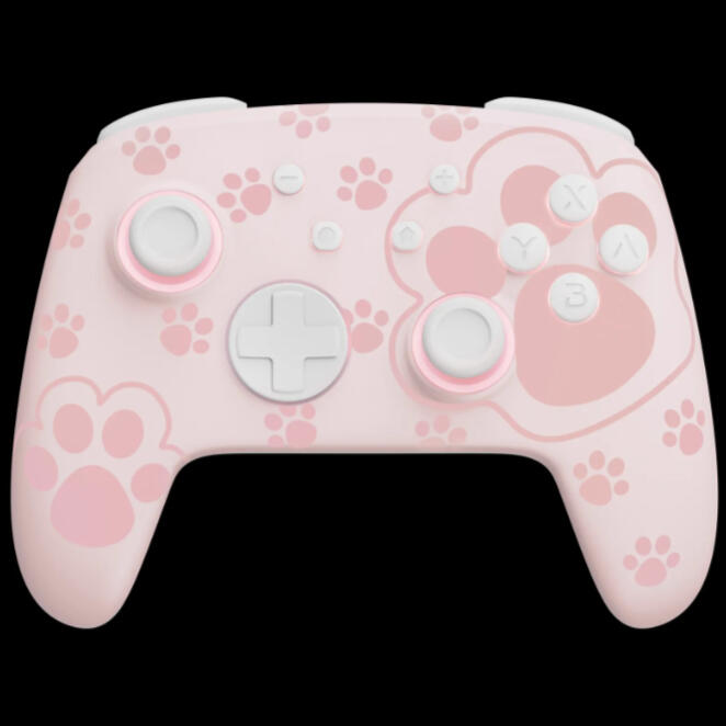 nintendo switch pro controller cat paw firefly design